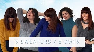 DIY SWEATER UPCYCLE 5 WAYS | THE SORRY GIRLS