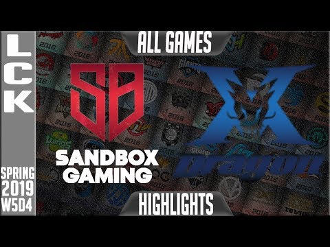 SB vs KZ Highlights ALL GAMES | LCK Spring 2019 Week 5 Day 4 | Sandbox Gaming vs King-Zone DragonX