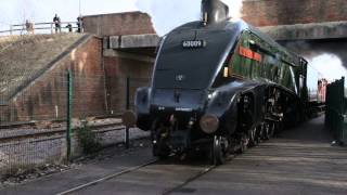 preview picture of video 'Class A4 Locomotive at Shildon Railway Museum'