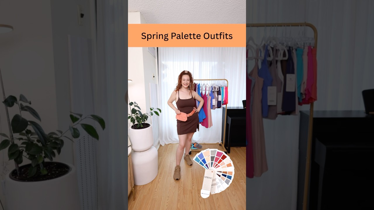Spring color palette outfit ideas for summer #coloranalysis #colorcombination