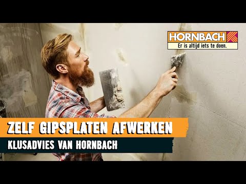 Gipsplaten afwerken met HORNBACH