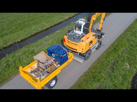 VGM Whitney 10  | Sand tipper trailer behind excavator (4K)