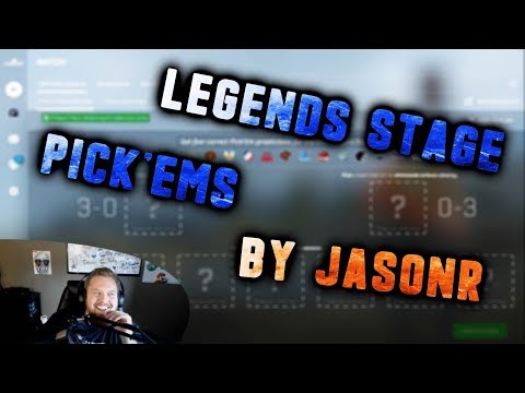 DOING MY LEGENDS STAGE PICK'EMS