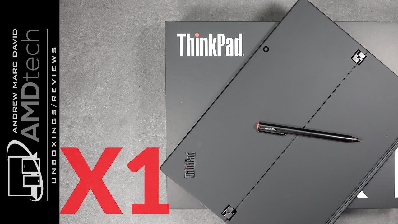 Lenovo Thinkpad X1 Tablet (3rd Gen):  Unboxing & Review