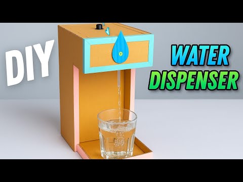 DIY Automatic Water Dispenser From Cardboard | Easy & Cool Project