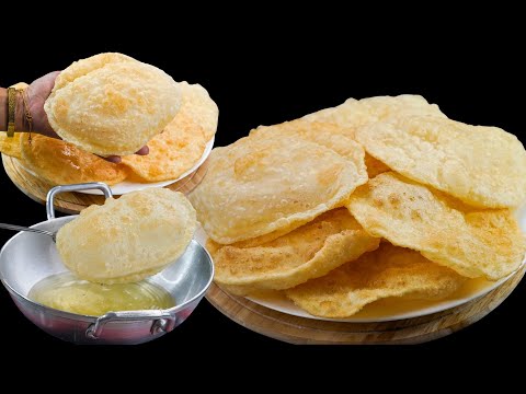 Bengali Deep-Fried Puffy Bread | Fulko Luchi | How to Make Perfect Luchi | Phulko Luchi/Puri Recipe