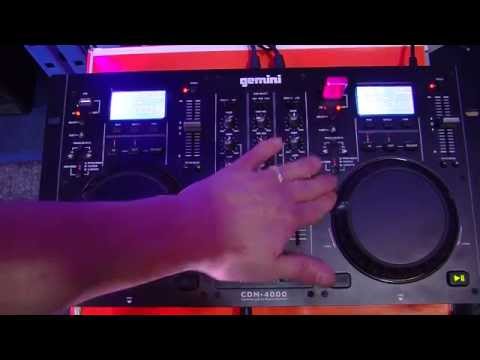gemini DJ CD MIXING CONSOLE CDM−3650 Gemini CDM-3650 Dual CD Mixing Console | Guitar Center