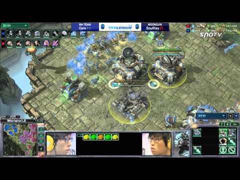 [0416] Cure(8th) vs. SoulKey(WOONGJIN) TvZ 1SET Whirlwind -Starcraft2,SPL,esportstv