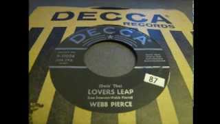 "Lovers Leap"/"Is It Wrong" - Webb Pierce