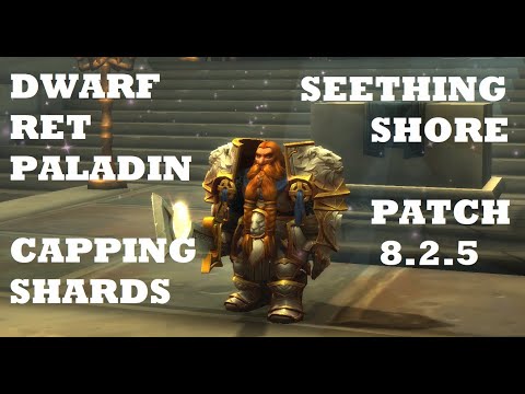 Dwarf Ret Paladin PVP BG 8.2.5 - Capping Shards