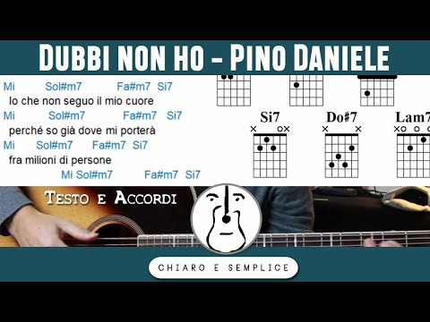 Dubbi non ho (Pino Daniele) - Accordi Chitarra