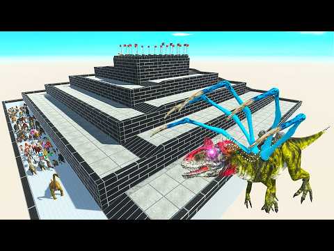 ESCAPE FROM ALIEN DINO CRYOLOPHOSAURUS - ARBS - Animal Revolt Battle Simulator