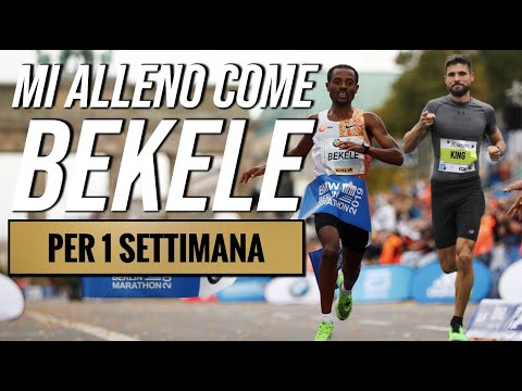 Mi alleno come Bekele per una settimana