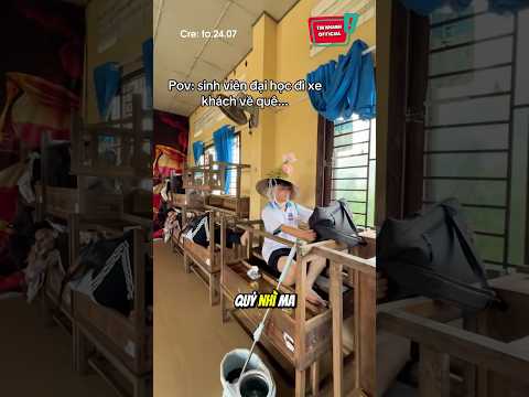 POV khi bạn đi xe khách về quê kiểu: 😆 #shorts