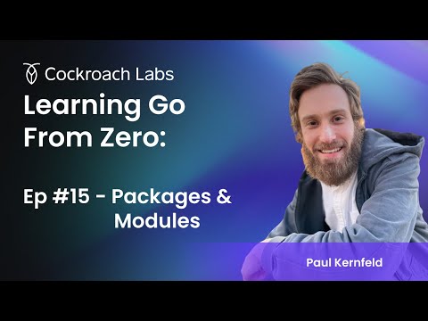 Learning Go from Zero | Episode #15: Packages and Modules