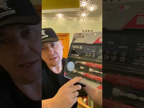 Проверочный набор YATO (YT-0662): держатель и зеркало, 2 элемента Проверочный набор YATO (YT-0662): держатель и зеркало, 2 элемента