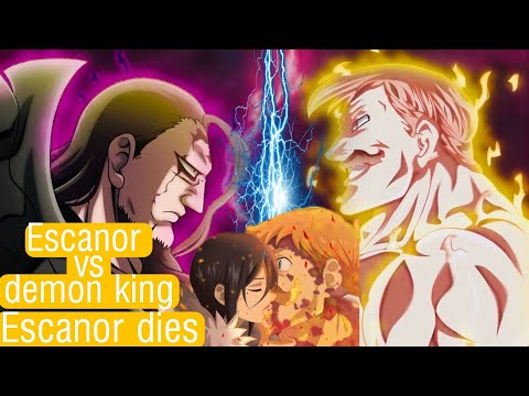 Escanor VS Demon King Full Fight Escanor Died Escanor last word - seven deadly sin [AMV] -Grave yard