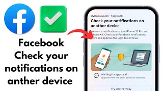 FIXED!✅ Check your notifications on another device Facebook | 2-factor authentication code problem