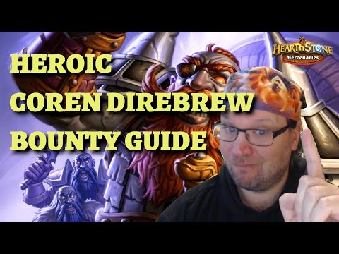 HEROIC Coren Direbrew bounty guide (Hearthstone Mercenaries Blackrock Mountain PvE)