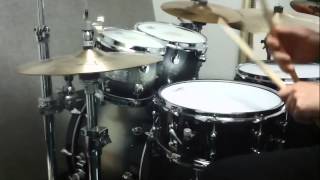 Video thumbnail for Ahead black on brass 14x6 snare demo by Dre Cor
