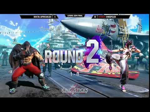 Docta Afrikan vs Cheepz EX Loser's Semi-Finals King of the Sticks 2024