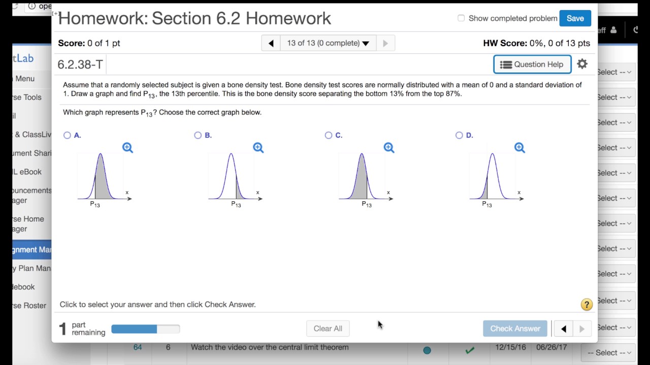 Chapter 6 Normal Probability Problem Satcrunch