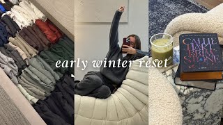 COZY WEEKEND AT HOME ❄️ early winter reset, cleaning & slow living vibes