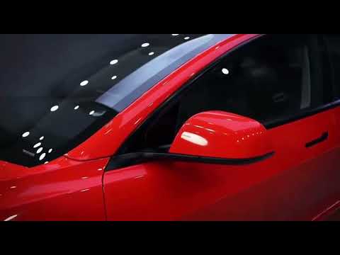 CARLIKE Super Gloss Crystal Ferrari Red Car Wrapping Film Vinyl