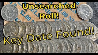 Unsearched Roll! Key Date Buffalo Nickel Found!