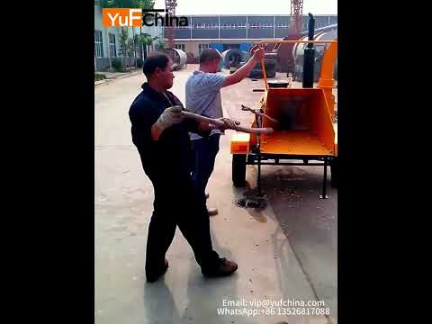 Diesel Wood Chipper 6145 video preview