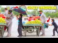 Crazy Umbrella Prank Funny Reactions ⁨ NewTalentOfficial⁩