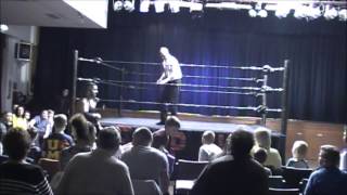 preview picture of video 'EPW - Shildon 13.02.15 - Match 2- British Title Match - Prince Ameen v Rampage Brown'