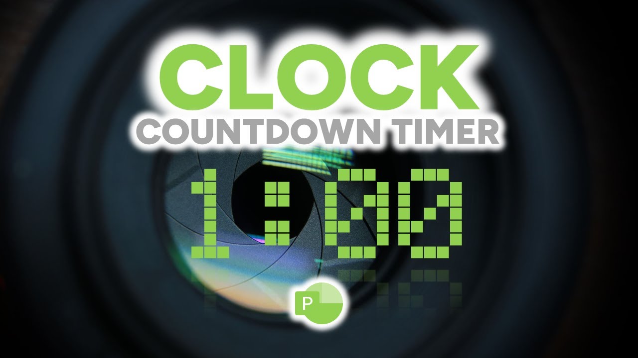 How to create an ANIMATED COUNTDOWN timer clock in POWERPOINT. A simple 4 minute tutorial.
