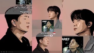 Download lagu [COVER] ‘Satu Rasa Cinta’(ID&KOR Ver) - ‘Arief’ by HoonDoo🇰🇷 mp3