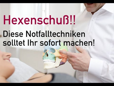 Tipps vom Osteopathen: Hexenschuß! Diese Notfalltechniken solltet ihr sofort machen.