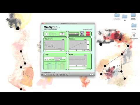 [Max6(Max/MSP)] Mu-Synth by Motoki Ohkubo [demo movie]