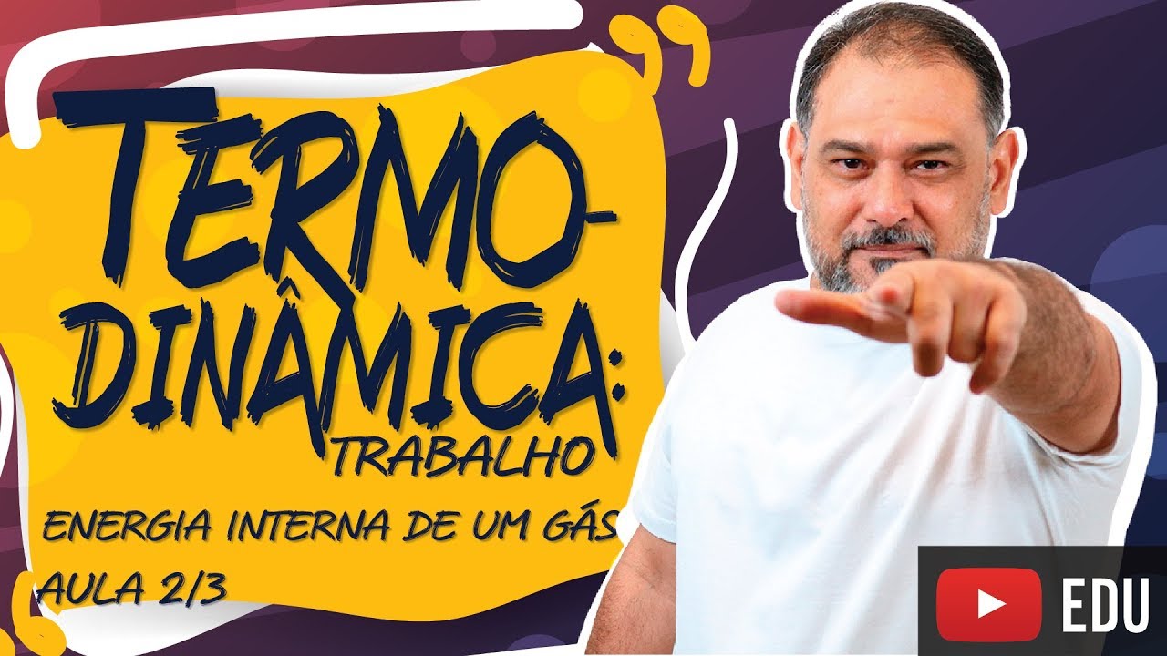 RESUMO FÁCIL | TERMODINÂMICA - ENERGIA INTERNA DE UM GÁS IDEAL | AULA 2/3