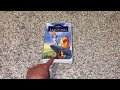 The Lion King VHS Overview 2024 Edition