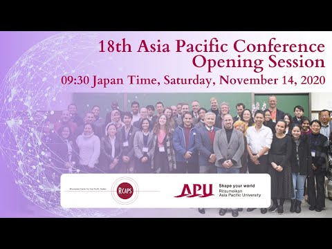 18th Asia Pacific Conference Opening Session