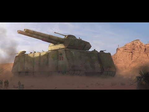 RATTE TANK! Landkreuzer P.1000 Land Battleship on battlfield fhsw