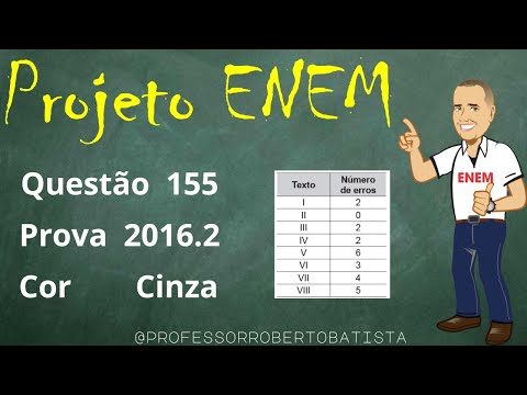 ENEM 2016  Matemática Questão 155 Uma pessoa está disputando um processo de seleção para uma vaga de
