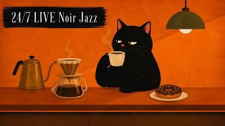 【🔴24/7 LIVE】Vintage Noir Jazz Café – 1940s Jazz for Coffee, Work, Gaming & Cozy 