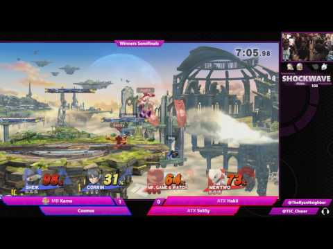 SW 103   Karna + Cosmos vs SaSSy + Hakii   Winners Smash 4