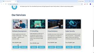 L56 Building the WordPress Home Page — Hero, Service Cards, and Popups