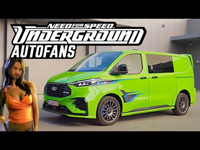 Ford Transit Custom MS-RT 2025 - Busje recht uit een racegame!
