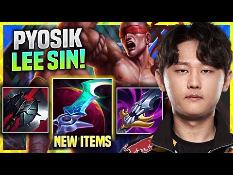 PYOSIK PICKS LEE SIN WITH NEW ITEM ECLIPSE! - DRX Pyosik Plays Lee Sin Jungle vs Graves!