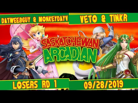 Dat Weeb Guy & monkeydayv (R) vs. Veto & Tinkr (Y) - Losers Rd 1 - SK Arcadian