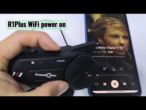 FreedConn R1plus Motorcycle bluetooth headset 6 way intercom