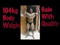104kg body weight posing - gain time posing- dev sharrma