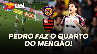 PEDRO SE REENCONTRA COM O GOL! FLAMENGO ABRE 4X0 AINDA NO 1º TEMPO CONTRA O MADUREIRA
